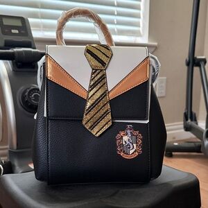 Danielle Nicole Black and Gold Backpack